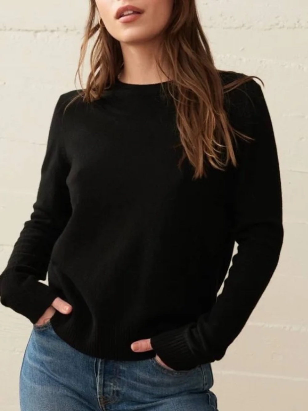 Jenni Kayne Everyday Sweater Black Size M